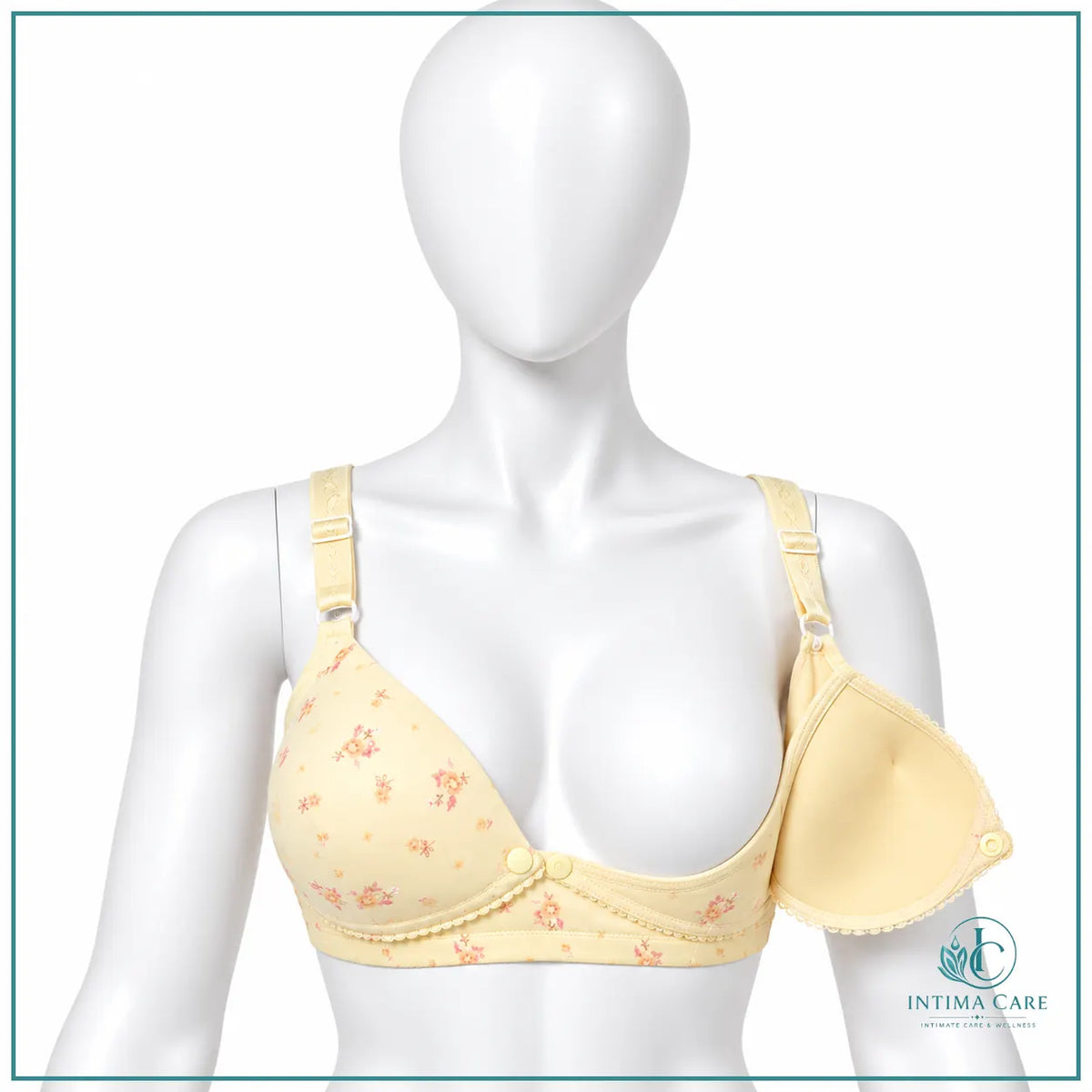 Front open maternity nursing bra for breastfeeding mothers