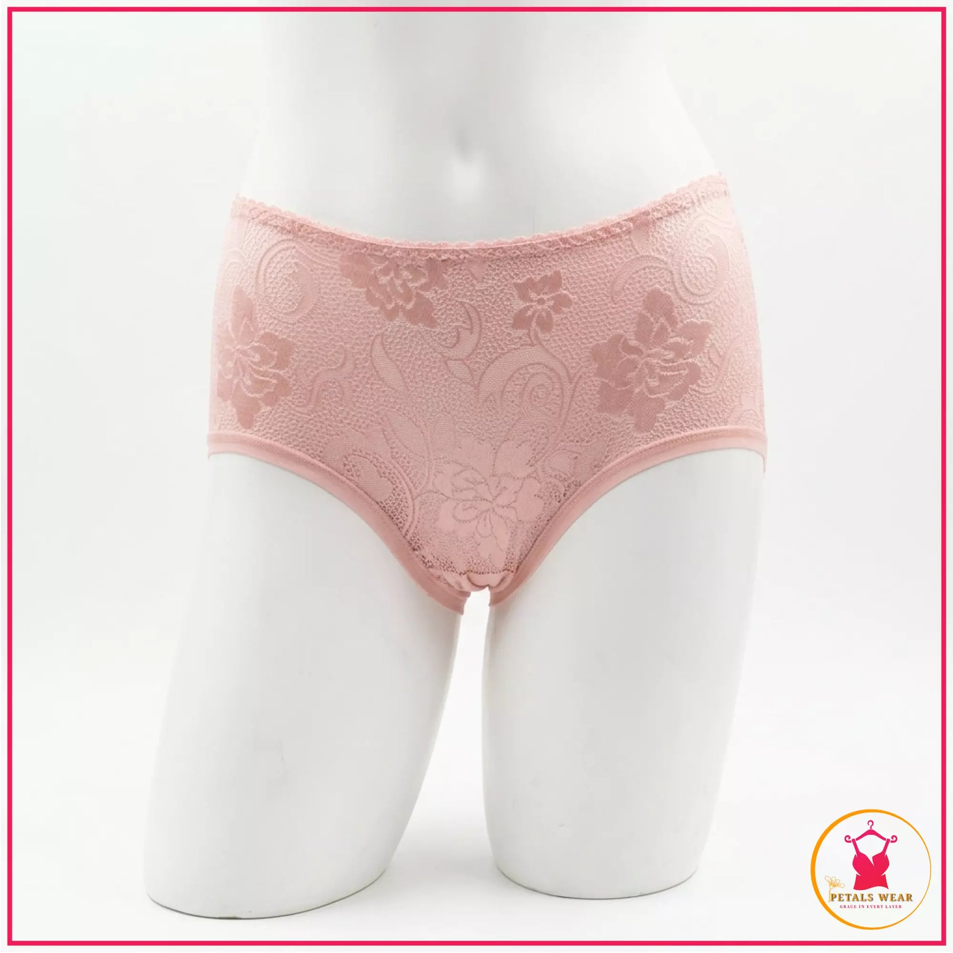 4. Women's lace embroidered cotton underwear
