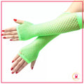 Neon Sexy Fishnet Lace Fingerless Handsleeves