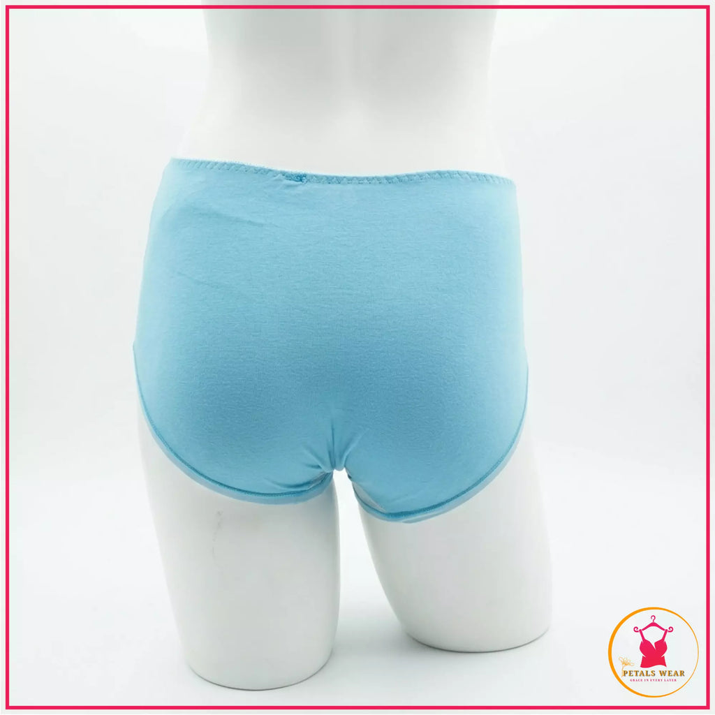 9. Embroidered cotton women's underwear front view
