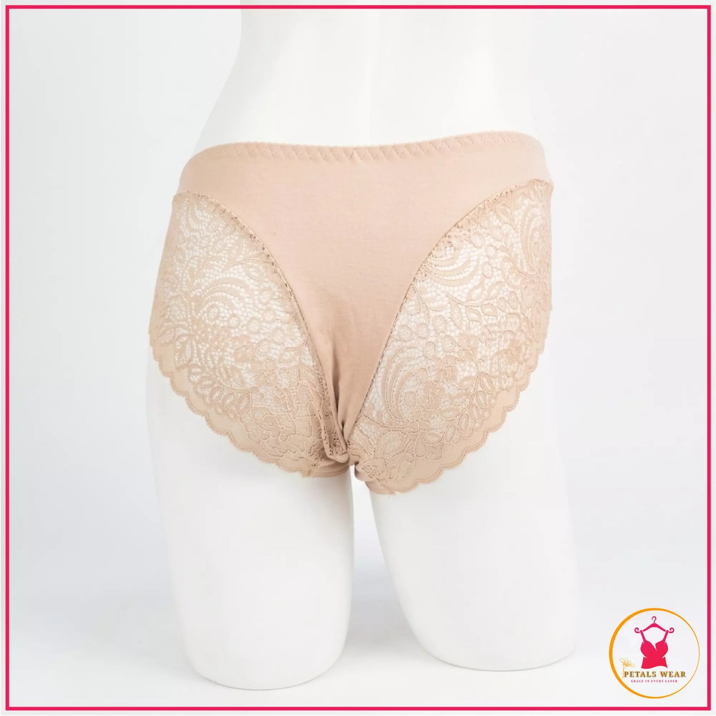 Breathable Lace Embroidered Panties for Daily Wear
