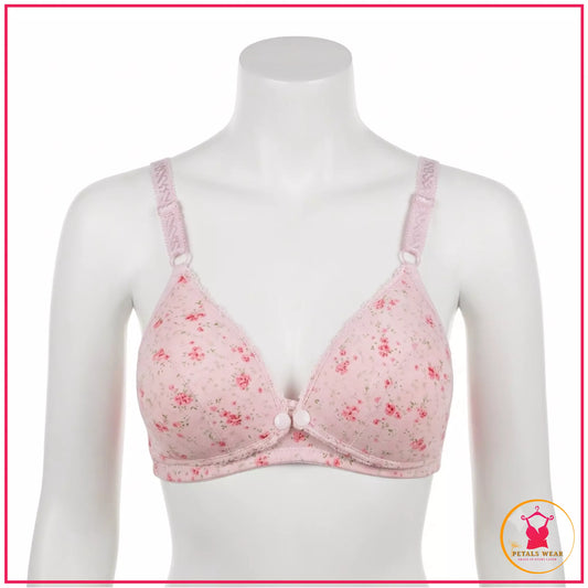Breathable front open feeding bra
