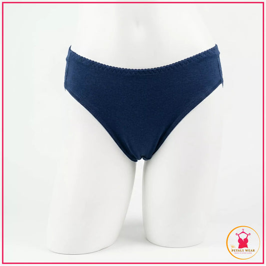 Lace Embroidered Everyday Comfort Panties - Black