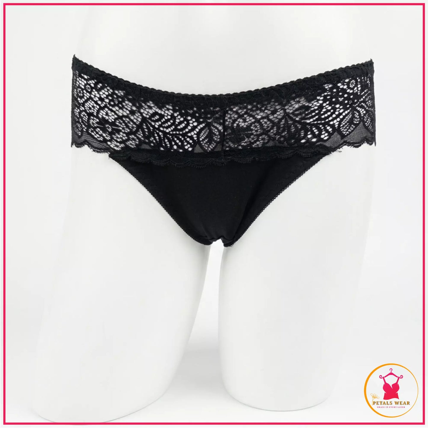 Elegant embroidered lace ladies underwear
