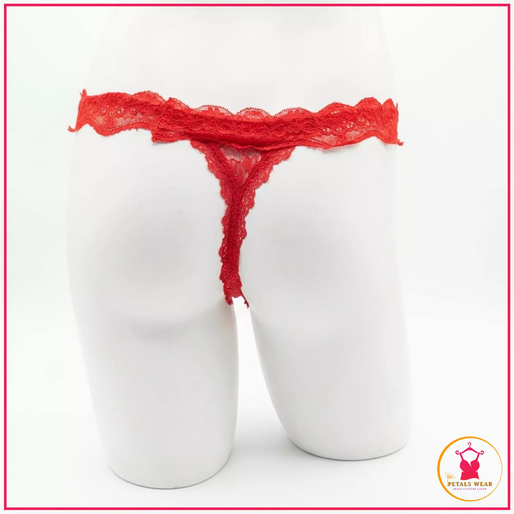 Floral Lace Embroidered Panty for Women