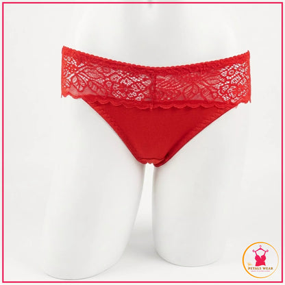 Lace Embroidered Everyday Comfort Panty for women
