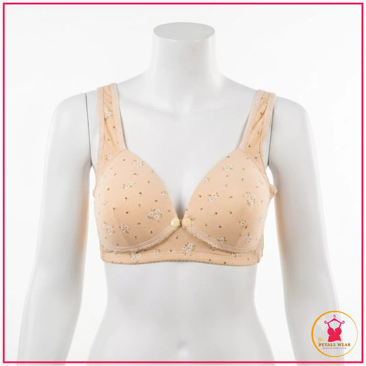 Front Open Maternity Nursing Bra - Skin