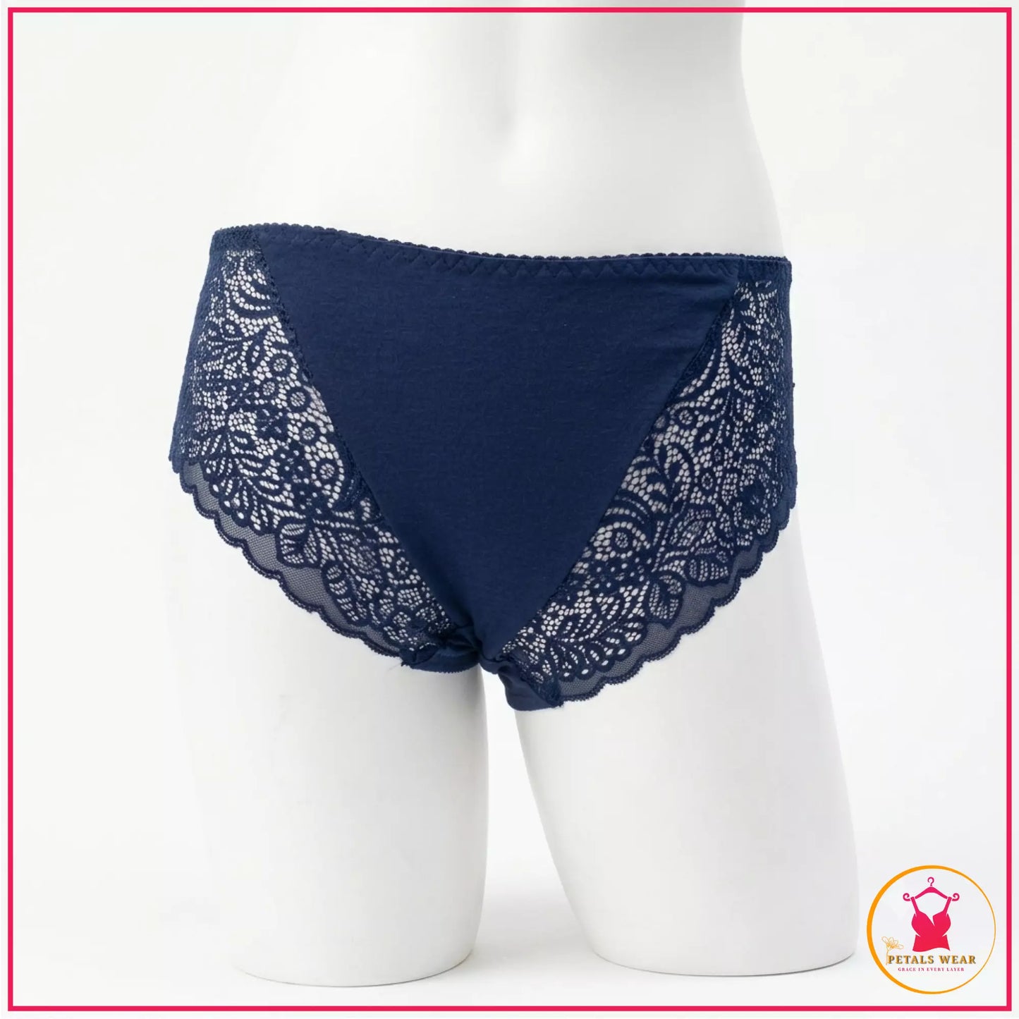 Soft daily wear embroidered women's underwear
