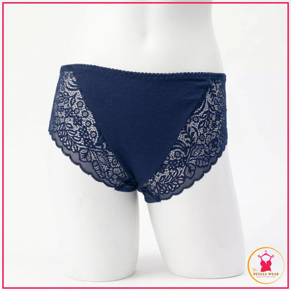 Soft daily wear embroidered women's underwear
