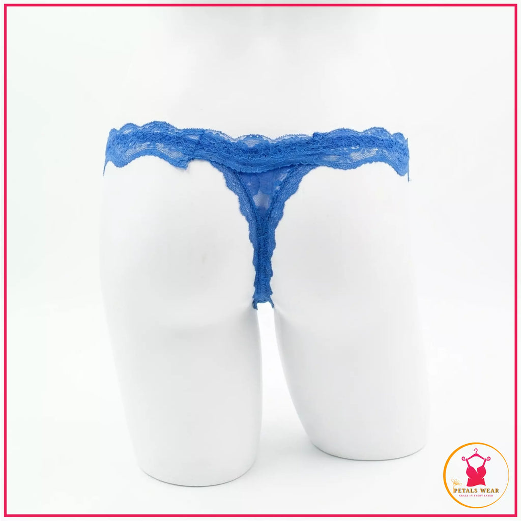 Women's Embroidered Lace Bikini Panty