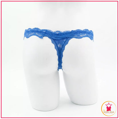 Women's Embroidered Lace Bikini Panty