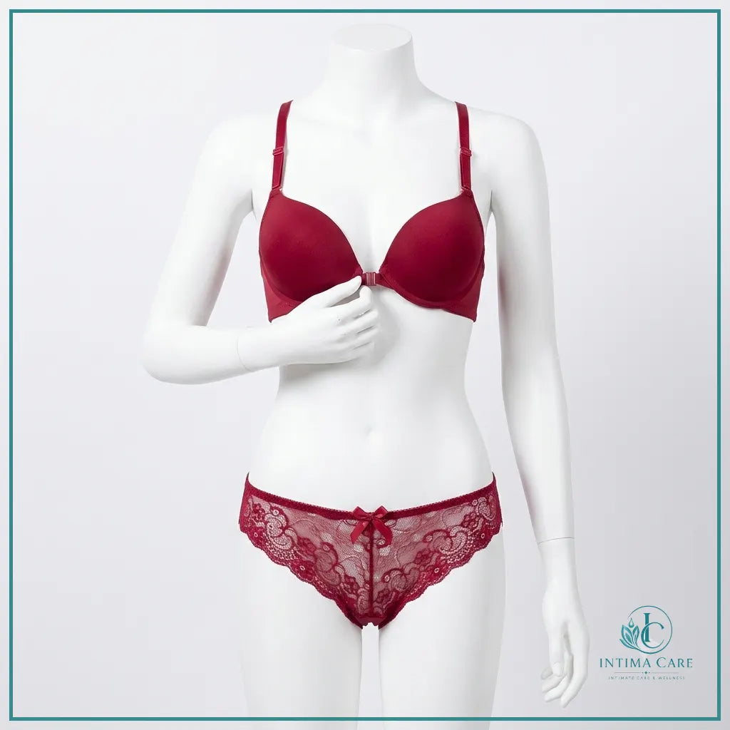 Butterfly floral lace front open lingerie set with matching bra and panty