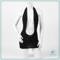 Chain halter backless mini lingerie dress for women