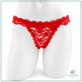 Ladies embroidered lace panty in Small Medium and Large sizes