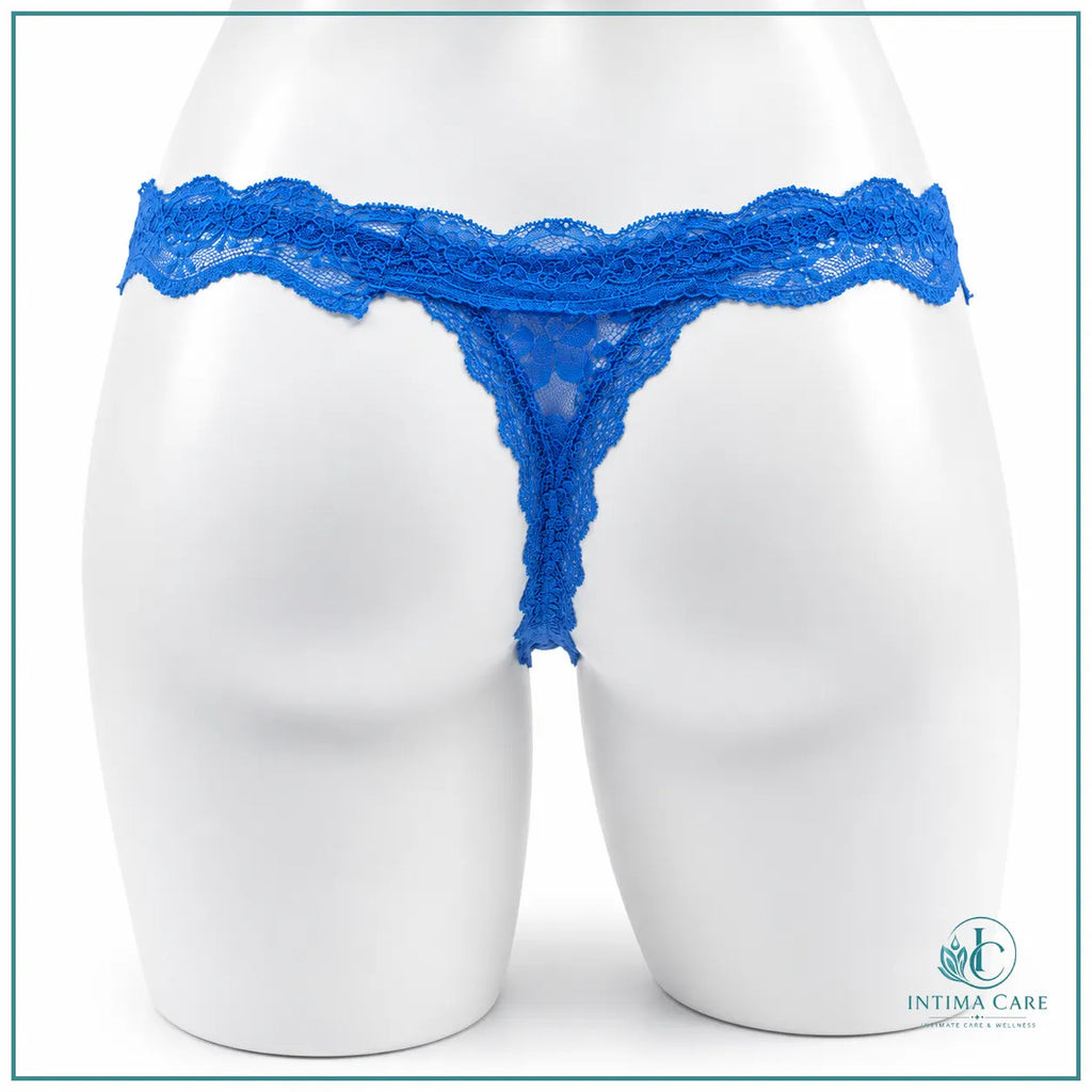 Stylish embroidered T-shape underwear for women by Intima Care