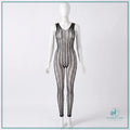 European style sexy hollowout sleeveless bodystocking for women