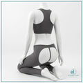 Flirty yoga-style lingerie set for romantic evenings