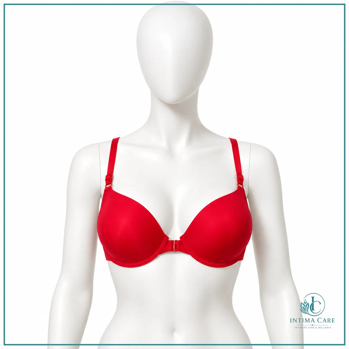 Front open floral embroidered lace bra for women