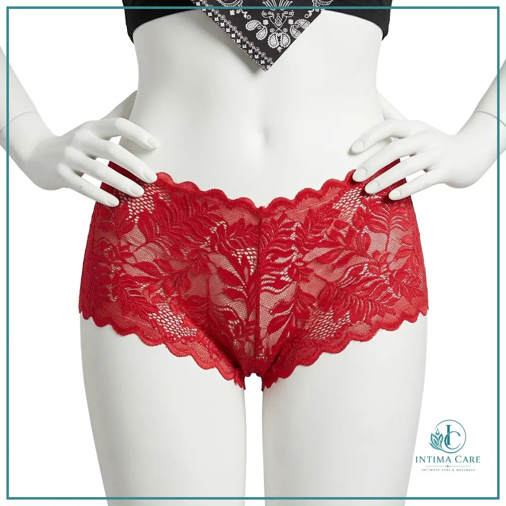 Elegant women's lace underwear with a stylish low-waist design