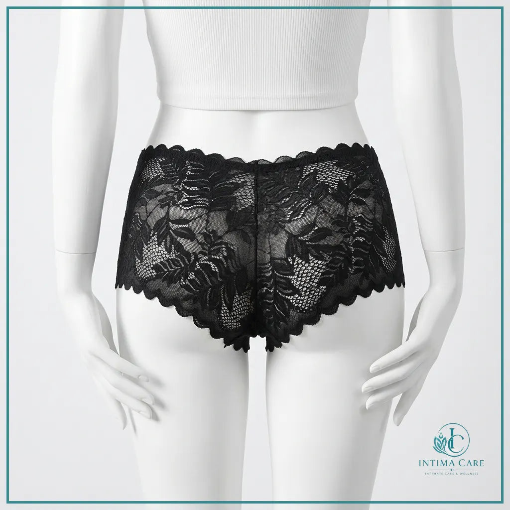 Low waist breathable lace panty from Intima Care lingerie collection