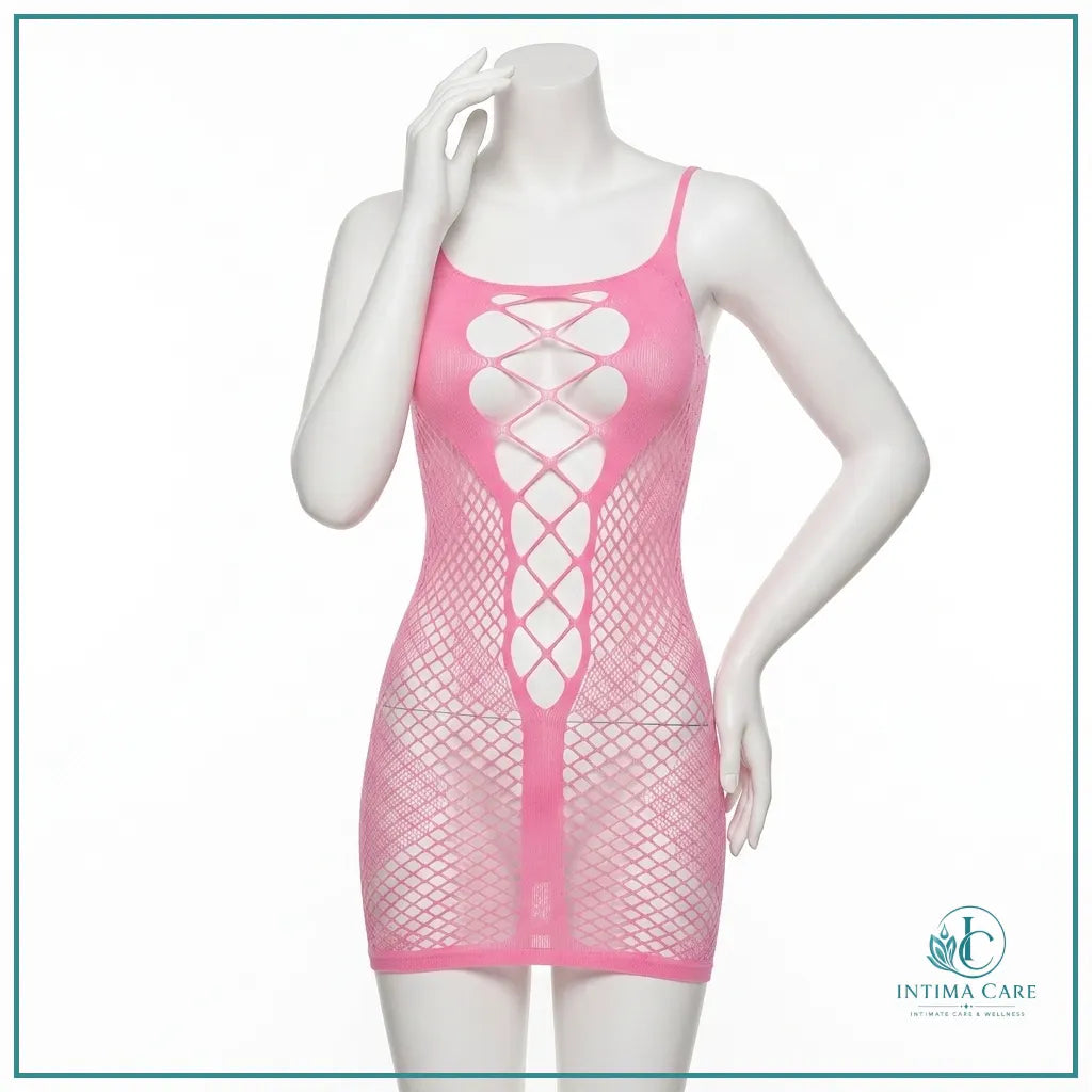 Seductive fishnet full body stocking for women