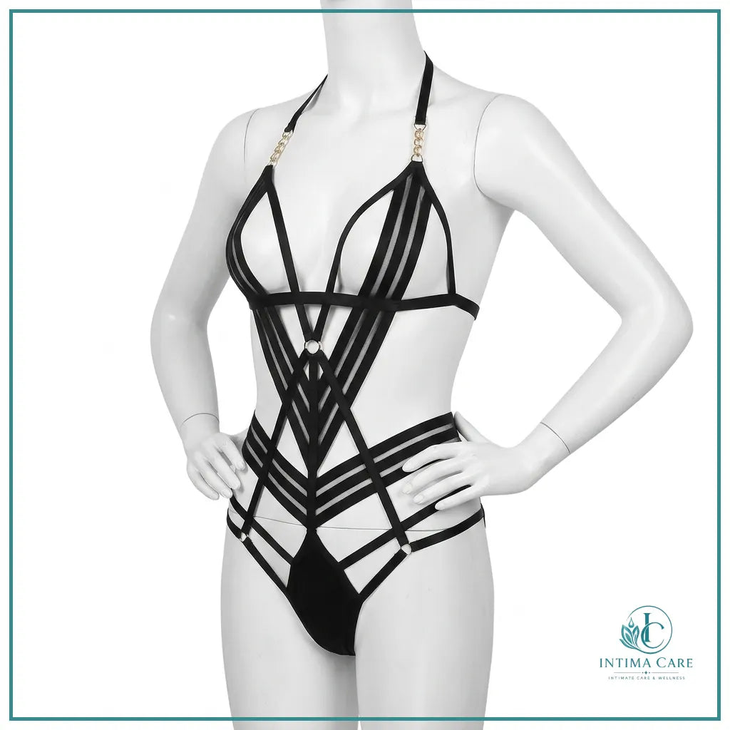 Hollow out bodysuit lingerie for romantic occasions
